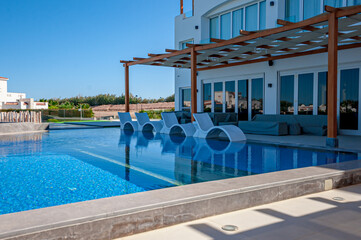 pool in the resort