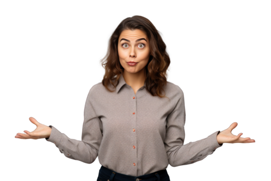 jeune femme montrant une direction, un objet (ajouter du contenu) sur un fond transparent pour un concept commercial