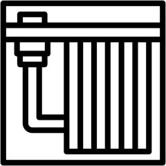 Fire Hose Rack Icon