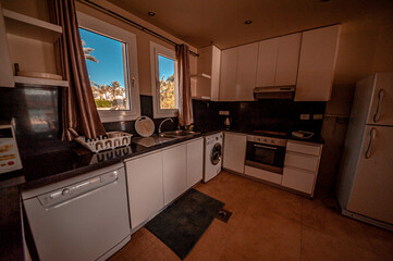 modern kitchen interior