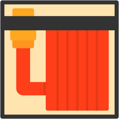 Fire Hose Rack Icon
