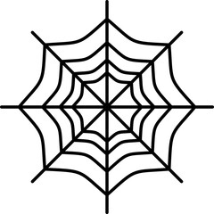 Fototapeta premium Spider web icon
