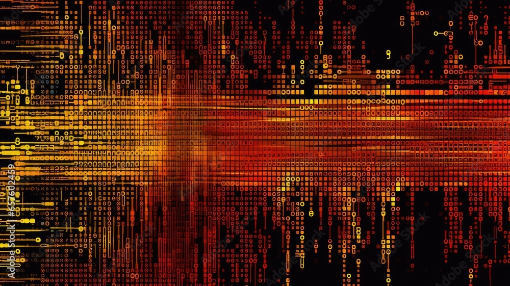 Leinwandbilder An image of a computer screen with lines of code, illustrating software development as a solution-oriented process