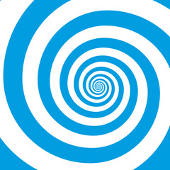 Artistic spiral shape. Vector drawing