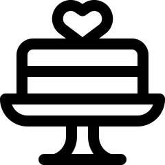 wedding cake icon