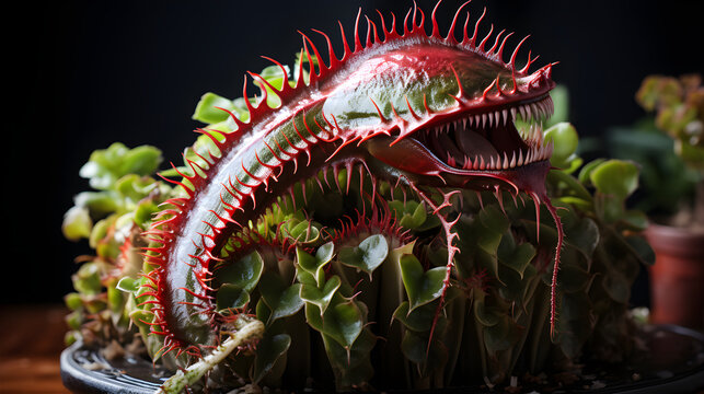 The Venus flytrap is a carnivorous plant