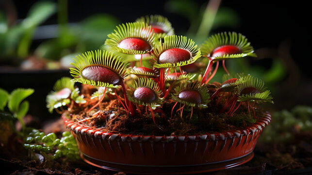 The Venus flytrap is a carnivorous plant