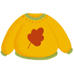 Autumn hobbies and outfits illustration 