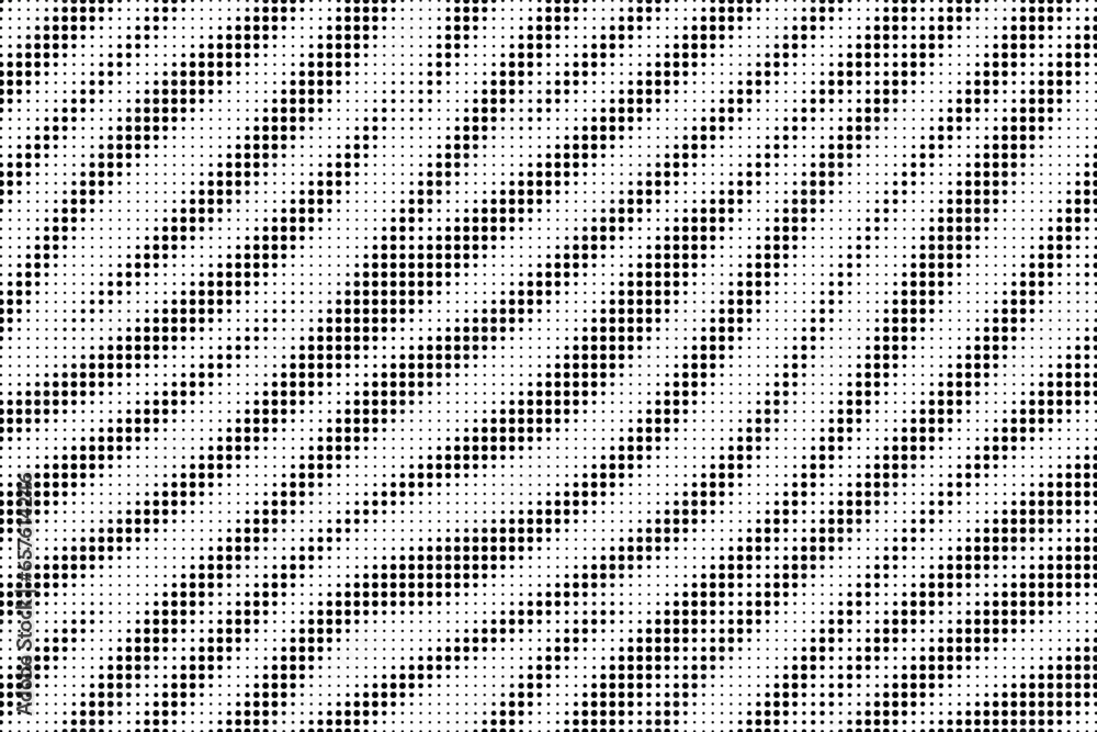 Poster Halftone stripe dot pattern background. Abstract zebra stripe halftone background. Camouflage dot texture. Dotted vector illustration.