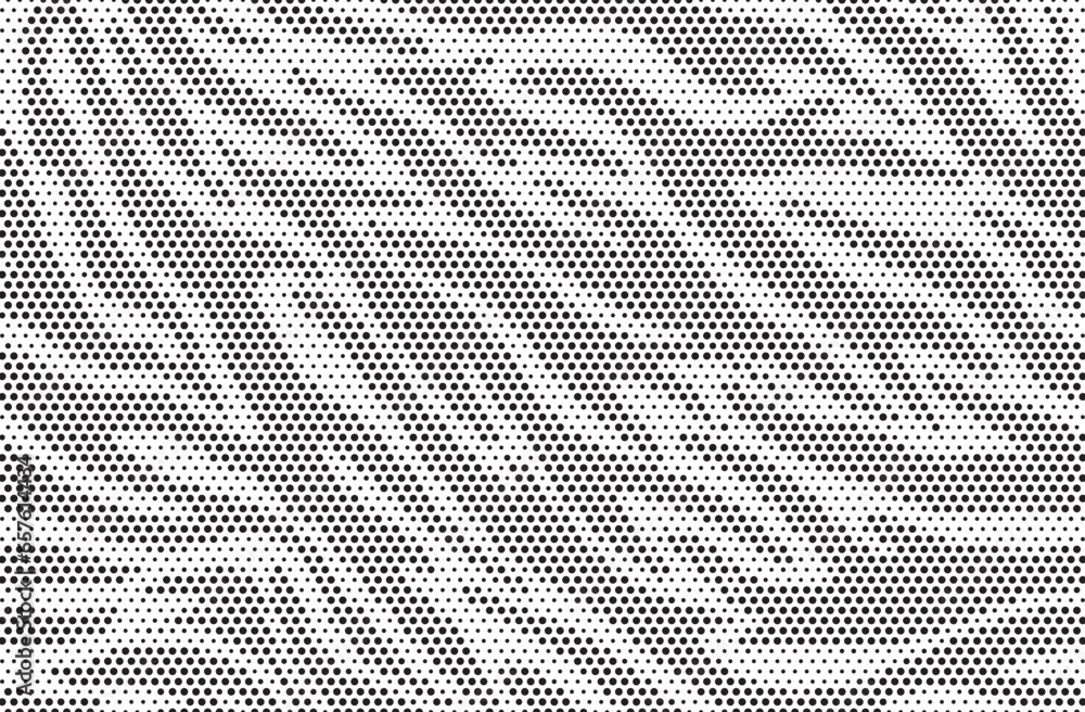 Poster Halftone stripe dot pattern texture. Abstract halftone background. Camouflage dot texture. Dotted vector illustration.