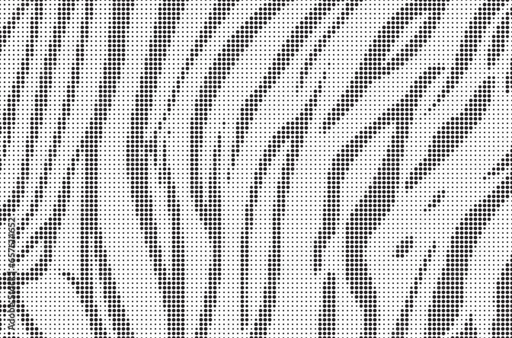 Poster Halftone stripe dot pattern texture. Abstract halftone background. Camouflage dot texture. Dotted vector illustration.	