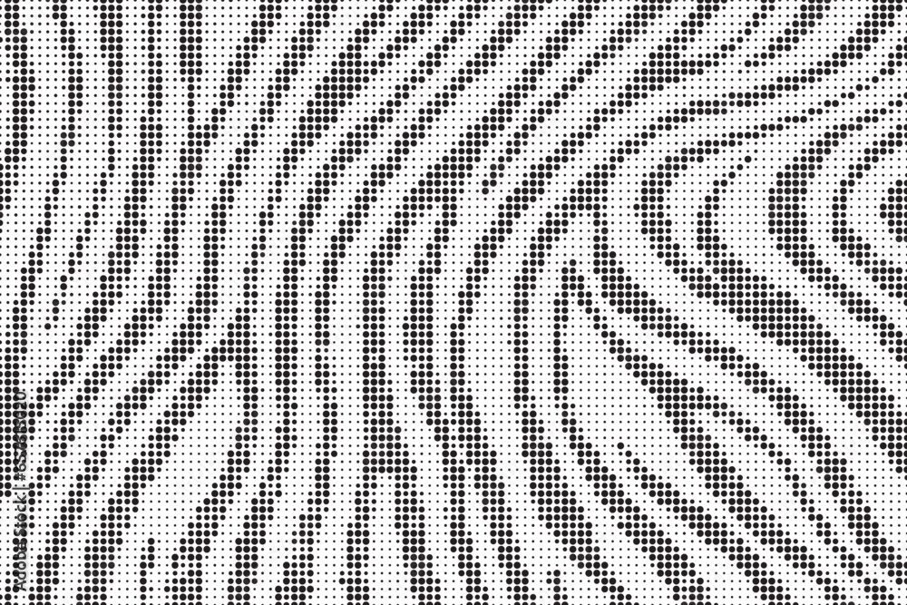 Poster Halftone stripe dot pattern texture. Abstract halftone background. Camouflage dot texture. Dotted vector illustration.	