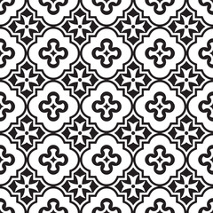 Seamless pattern in retro style. Vector illustration background.