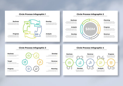 Circle Process Infographic Design