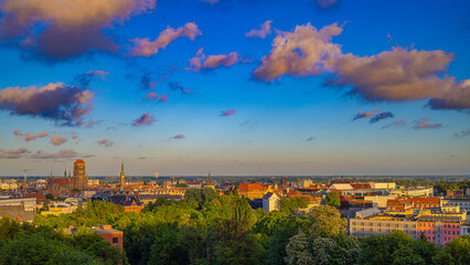 Panorama Gdansk - obrazy, fototapety, plakaty