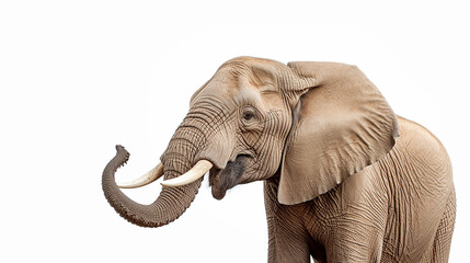 elefante de perfil com espaço para texto 