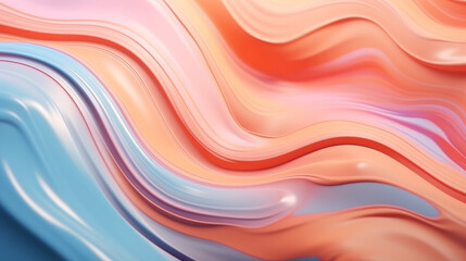 Abstract background of liquid acrylic paint or fluid bubble flow wallpaper - obrazy, fototapety, plakaty