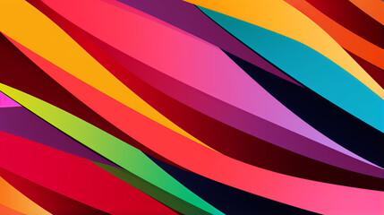 Geometric pattern background, abstract contemporary multicolor trendy image. Striped line background