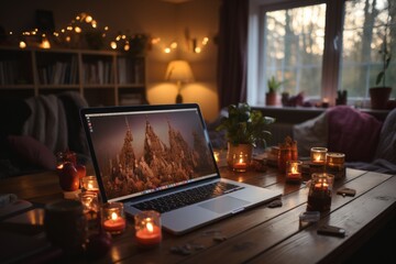 Virtual support group meeting, emphasizing the importance of community and connection during challenging times, Generative AI