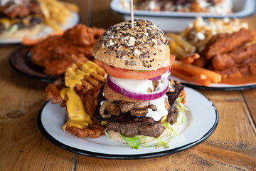 hamburguesa tragedia