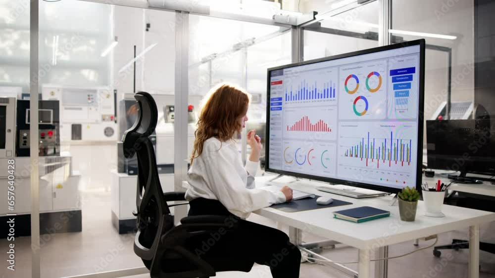 Aufkleber financial business analytics data dashboard