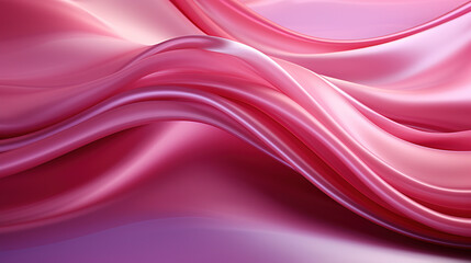 Realistic Abstract Pink Paint Liquid Wavy Silky Background