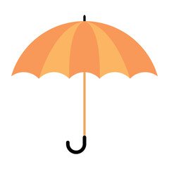 Simple vector illustration of umbrella - obrazy, fototapety, plakaty