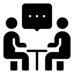 discussion table icon