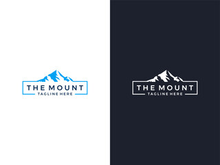 Modern mountain logo icon vector template 