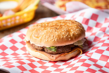 hamburguesa sencilla