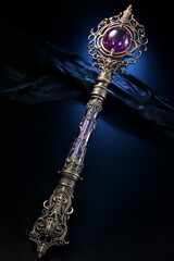 a magical wizard's staff