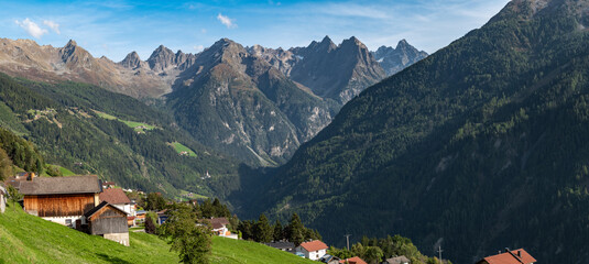 Kaunerberg, Österreich: Alpines Panorama - obrazy, fototapety, plakaty