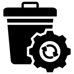 Waste Management Glyph Icon