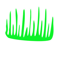 Green grass design flat vektor illustration