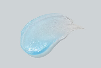 Liquid pastel blue wives gel cosmetic smudge background