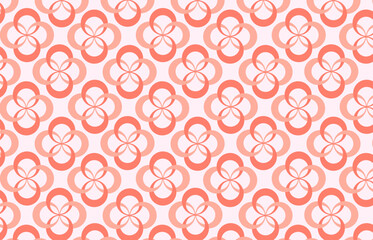 pink floral seamless pattern vector illustration, design for fashion, textile, wallpaper 
