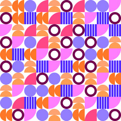 colorful abstract geometric pattern design. vector illustration