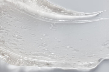 Liquid pastel transparent gray wives gel cosmetic smudge background
