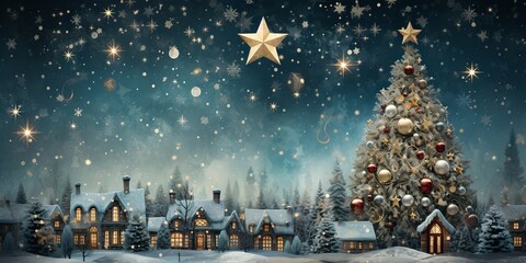 Christmas tree, generative AI