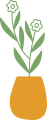 Houseplant Potted Illustration Element