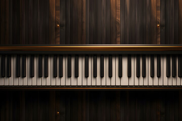 Klaviaturkunst: Inspirierende Tastenansicht eines Klaviers für musikalische Kreativität und...