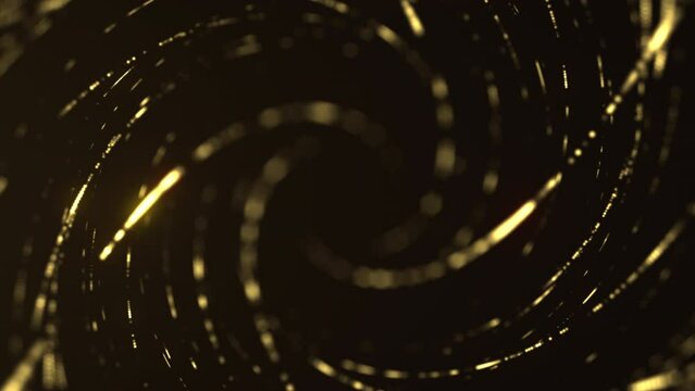 Futuristic glitter particles colorful luxury wave background seamless loop Animation