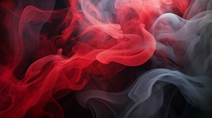 Fototapeta premium Explore Related Search more Color black and red smoke.Generative AI