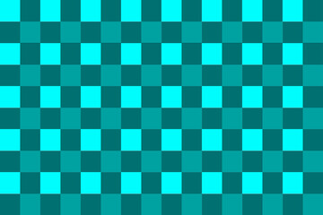 Checkered background, cool colors, green, yellow and turquoisefor making bags, clothes, book covers, gift wrapping paper, socks, handkerchiefs, curtains, shawls, blankets, tablecloths, pillowc