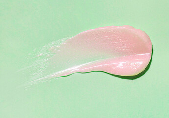 Lip care balm oil mask texture smudge