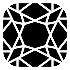 Fototapeta premium cushion1 filled outline icon,linear,outline,graphic,illustration