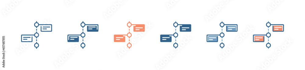 Poster timeline workflow business diagram infographic icon vector project progress information roadmap strategy symbol illustration for web and app template design