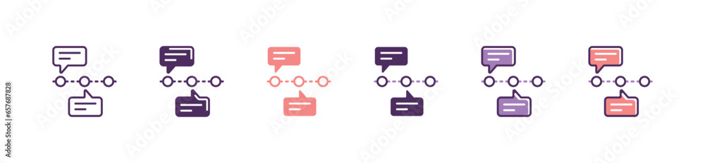 Aufkleber roadmap diagram timeline schedule icon vector business time management success action task plan sequence symbol illustration for web and app template design