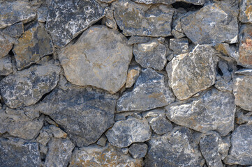 real stone wall as background