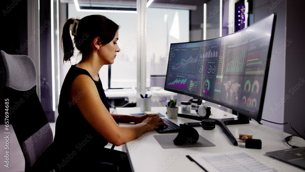 Poster KPI Business Analytics Data Dashboard